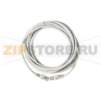 Коммутационный шнур (патч-корд), кат.5Е FTP, 3м, серый