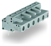 MCS MIDI Classic Розетка под пайку THT; 0.6 x 1.0 mm solder pin; угловые; Шаг контактов 7,5 мм; 16-пол.; серые Wago 232-846