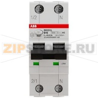 Выключатель дифференциального тока, автоматический, DS201 B16 AC30 ABB 2CSR255080R1165
