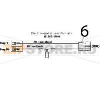Electromagnetic pump-cordsets Hurakan HKN-ME709