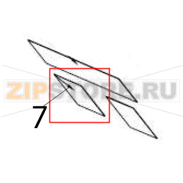 Double-sided adhesive Hurakan HKN-ME717 Double-sided adhesive Hurakan HKN-ME717Запчасть на деталировке под номером: 7
