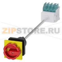 ГЛАВНЫЙ/АВАРИЙНЫЙ ВЫКЛЮЧАТЕЛЬ 3 ПОЛЮСА IU=16, P/AC-23A ПРИ 400V=7,5KW НИЖНЕГО КРЕПЛЕНИЯ НА МОНТ. РЕЙКУ ИЛИ КРЕПЛЕНИЕ ДВУМЯ ОТВЕРСТИЯМИ ПОВОРОТНЫЙ ПРИВОД ЖЕЛТО-КРАСНЫЙ КРЕПЛЕНИЕ ПО ЦЕНТРАЛЬНОМУ ОТВЕРСТИЮ Siemens 3LD2044-0TK53