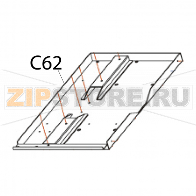 Bottom plate Godex EZ-2250i Bottom plate Godex EZ-2250iЗапчасть на деталировке под номером: C-62Название запчасти Godex на английском языке: Bottom plate EZ-2250i.