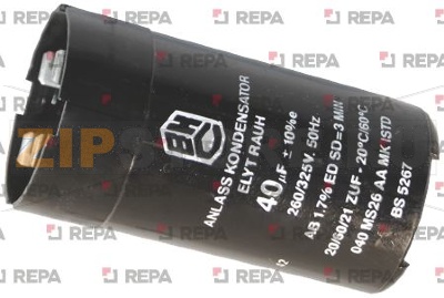 ПУСКОВОЙ КОНДЕНСАТОР 250 В 40 МФ 