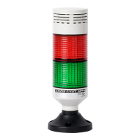 Колонна сигнальная, светодиодная, модульная, Ø: 56 мм Autonics PTE-DGZ-202-RG
