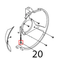 Perno fisso staccaf. LX Sirman Anniversario 300
