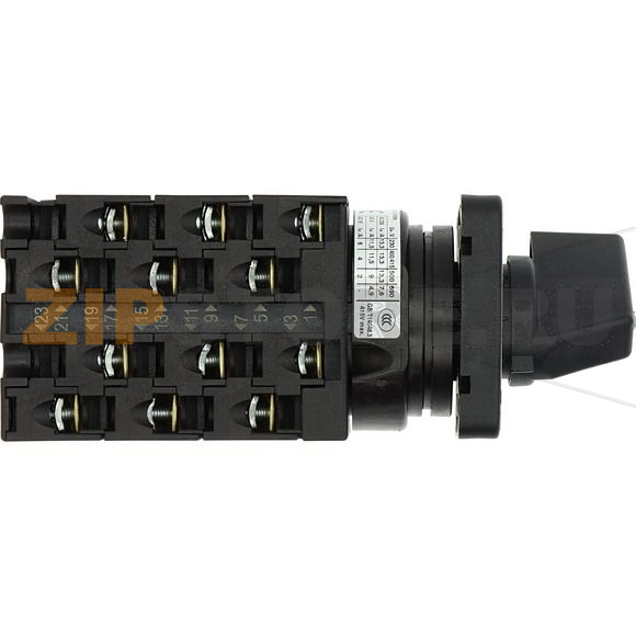 Переключатель, контакты: 12, 20 A, передняя панель: 1-2, 90°, с фиксацией Eaton T0-6-8370/E 