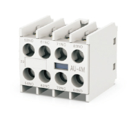 Блок вспомогательных контактов, 4NC, фронтальный монтаж Kripal AU-4M-04