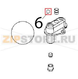 Anello OR Ø: 6.0 Angelo Po 291FAGF Anello OR Ø: 6.0 Angelo Po 291FAGFЗапчасть на деталировке под номером: 6