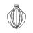 Whip, Wire KitchenAid 5KSM150PSE