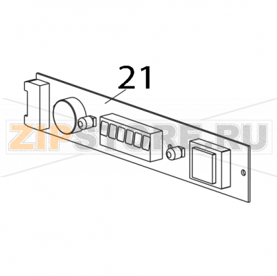 Tastenfeld Elettrobar Niagara 2150 Tastenfeld Elettrobar Niagara 2150Запчасть на деталировке под номером: 21