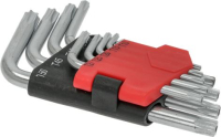 КОМПЛЕКТ ИЗ 9 ШЕСТИГРАННЫХ ГАЕЧНЫХ КЛЮЧЕЙ TORX