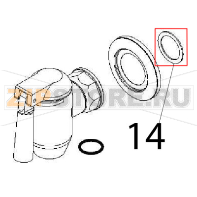 Gasket Angelo Po 191PI2V Gasket Angelo Po 191PI2VЗапчасть на деталировке под номером: 14