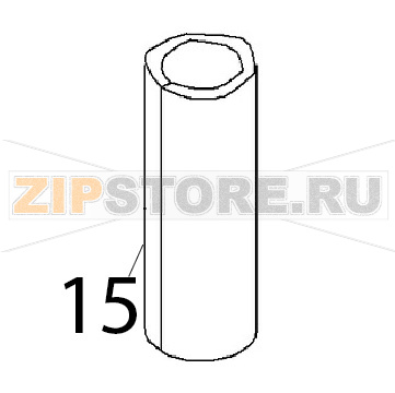 Pann. isolante tubo sfiato Angelo Po BX61E Pann. isolante tubo sfiato Angelo Po BX61EЗапчасть на деталировке под номером: 15