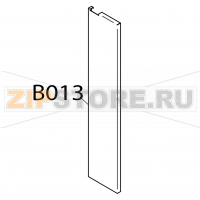 Slide panel cover for disappearing door Convotherm OES 6.10