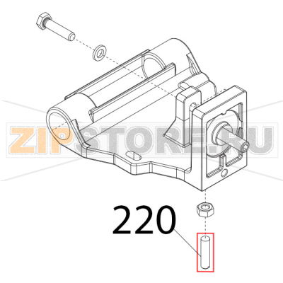 Prigioniero 6x25 ottone Sirman Mirra 250 C Prigioniero 6x25 ottone Sirman Mirra 250 CЗапчасть на деталировке под номером: 220