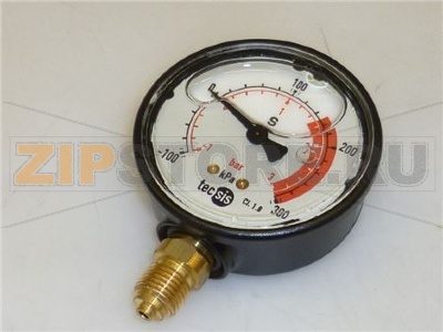 MANOMETRO -1/+3 BAR A BAGNO D&#039;OLIO 