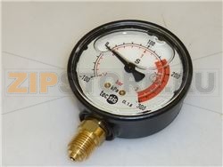 MANOMETRO -1/+3 BAR A BAGNO D'OLIO 