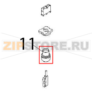 Panel push button Angelo Po BX101E Panel push button Angelo Po BX101EЗапчасть на деталировке под номером: 11