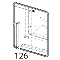 Gasket for 8 trays pastry ovens Tecnoinox EFB10DS