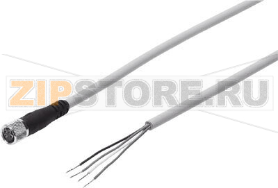Кабель соединительный 5 м Festo SIM-M8-4GD-5-PU 