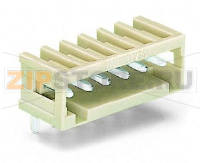 MCS MINI Вилка THT; 1.0 x 1.0 mm solder pin; угловые; 100% защита от неправильного подсоединения; Шаг контактов 3,5 мм; 14-пол.; светло-серые Wago 734-174