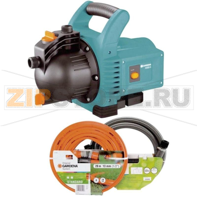 Насос садовый, классический, 3600 л/ч, 41 м Gardena 3500/4 