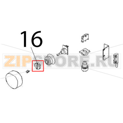 Spacer Angelo Po FX61E2 Spacer Angelo Po FX61E2Запчасть на деталировке под номером: 16