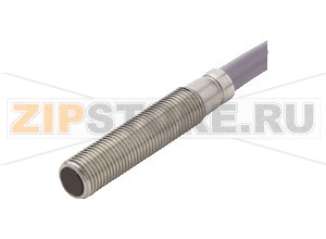 Индуктивный датчик Inductive sensor NBB0,6-5GS20-E2 Pepperl+Fuchs General specificationsSwitching functionNormally open (NO)Output typePNPRated operating distance0.6 mmInstallationflushOutput polarityDCAssured operating distance0 ... 0.486 mmReduction factor rAl 0.2Reduction factor rCu 0.15Reduction factor r304 0.6Reduction factor rBrass 0.25Nominal ratingsInstallation conditionsA0 mmB0 mmC2 mmF5 mmOperating voltage10 ... 30 VSwitching frequency0 ... 5000 HzReverse polarity protectionreverse polarity protectedShort-circuit protectionpulsingVoltage drop&le 2 VOperating current0 ... 200 mAOff-state current0 ... 0.1 mANo-load supply current&le 10 mALimit dataOperating pressure20 bar (290.1 psi)Approvals and certificatesCCC approvalCCC approval / marking not required for products rated &le36 VAmbient conditionsAmbient temperature-25 ... 70 °C (-13 ... 158 °F)Mechanical specificationsConnection typecable PUR 3 x 0.14 mm2 , 2 mHousing materialStainless steel 1.4305 / AISI 303Sensing faceSapphireHousing diameter5 mmDegree of protectionIP68Mass35 g
