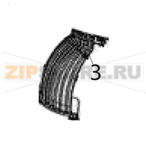 Griglia sx bombata Sigma BMR 60 Griglia sx bombata Sigma BMR 60Запчасть на деталировке под номером: 3