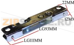 CAGE DE CHARNIERE  PTE.FO.FIXE D/G 