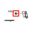 Mach screw /p/ni/M3*4 Godex EZ-2200