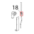 Riduzione J.G. DA D=10, A D=8 Unox XVC 104