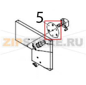 Fan motor base Hurakan HKN-XF023 Fan motor base Hurakan HKN-XF023Запчасть на деталировке под номером: 5
