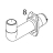 Drain pipe Hoshizaki IM-65NE
