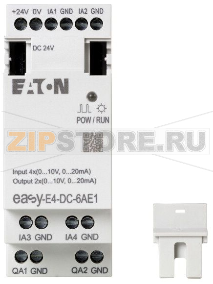 Модуль расширения для easyE4, 24 В пост. тока Eaton EASY-E4-DC-6AE1 