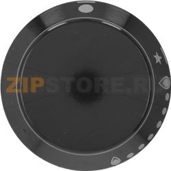 KNOB SOVRANA BLACK ø 36 mm 