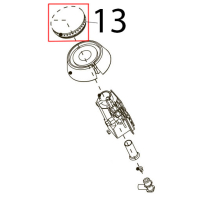 Burner cover 3.3 KW Tecnoinox PC105G7