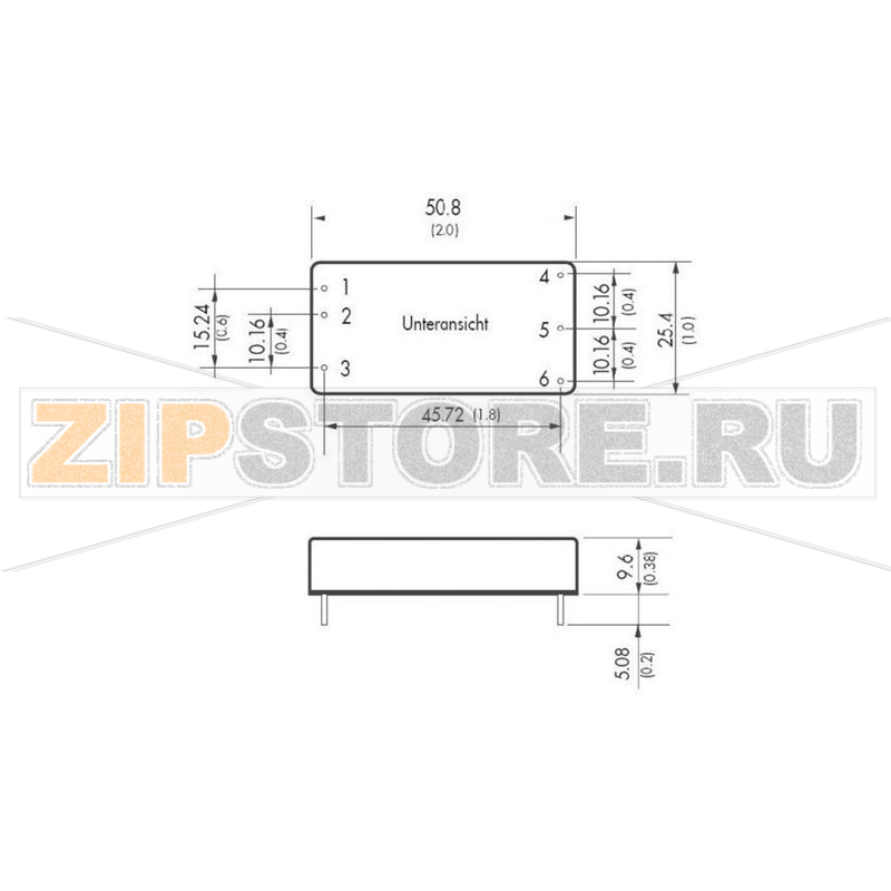 Преобразователь DC/DC Traco Power TEL 30-4810 