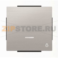 Клавиша для одноклавишных выключателей с таймером, нержавеющая сталь ABB 2CLA856200A1401