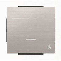 Клавиша для одноклавишных выключателей с таймером, нержавеющая сталь ABB 2CLA856200A1401