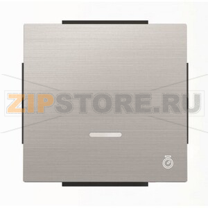 Клавиша для одноклавишных выключателей с таймером, нержавеющая сталь ABB 2CLA856200A1401 