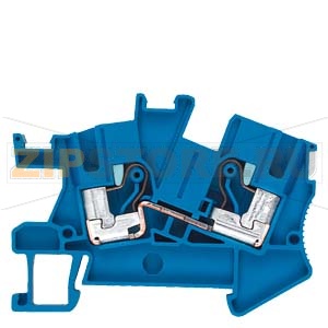 INSTA through-type terminal 6 mm2, 8.2 mm width blue Siemens 8WH6001-0AH01 