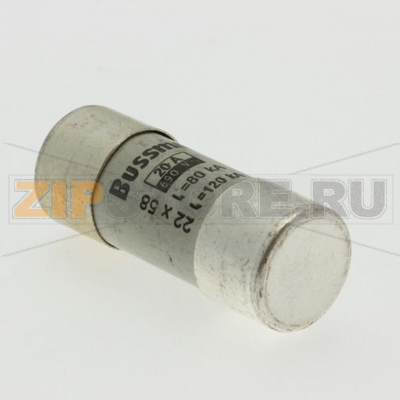 Предохранитель, 20 A, AC 690 В, 80 кА, 22x58 мм, gL/gG, IEC Eaton CYLINDRICAL FUSE 22x58 20A GG 