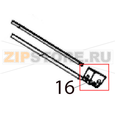 Hinges Hurakan HKN-VAC260 Hinges Hurakan HKN-VAC260Запчасть на деталировке под номером: 16