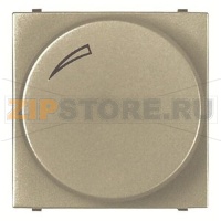 Механизм электронного поворотного светорегулятора для регулируемых LEDi ламп 2-100 Вт, двухмодульный, шампань ABB 2CLA226030N1901