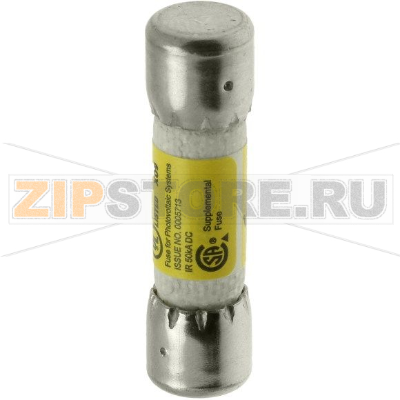 Предохранитель, 6 A, DC 600 В, 50 кА, 10x38 мм, UL, CSA Eaton 1FA, Midget 10 А 600 DC PV 