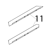 Divisorio posteriore carter aria Tecnoeka KF 1010 A UD