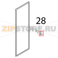 Gancio serratura completo Angelo Po FX201G3