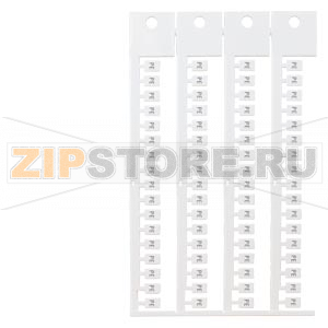 inscription label, front, with PE, vertical, terminal width: 5 mm, H: 7 mm, white Siemens 8WA8348-2AH 